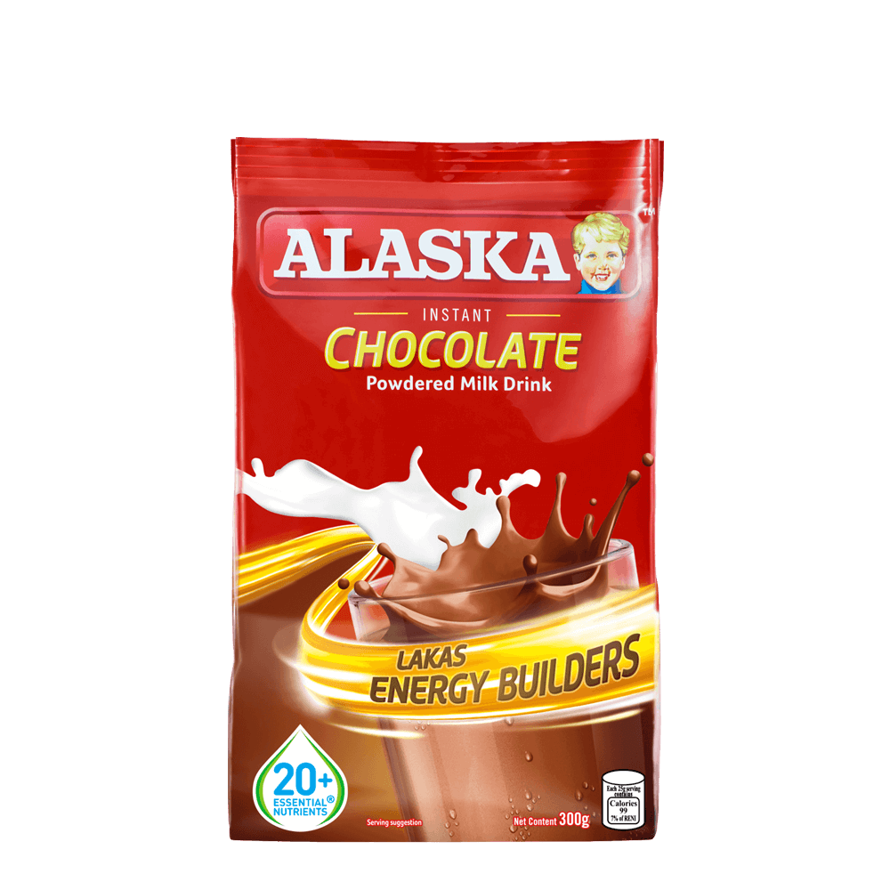 Alaska Chocolate Powdered Milk Drink - Alaska Milk Corporation